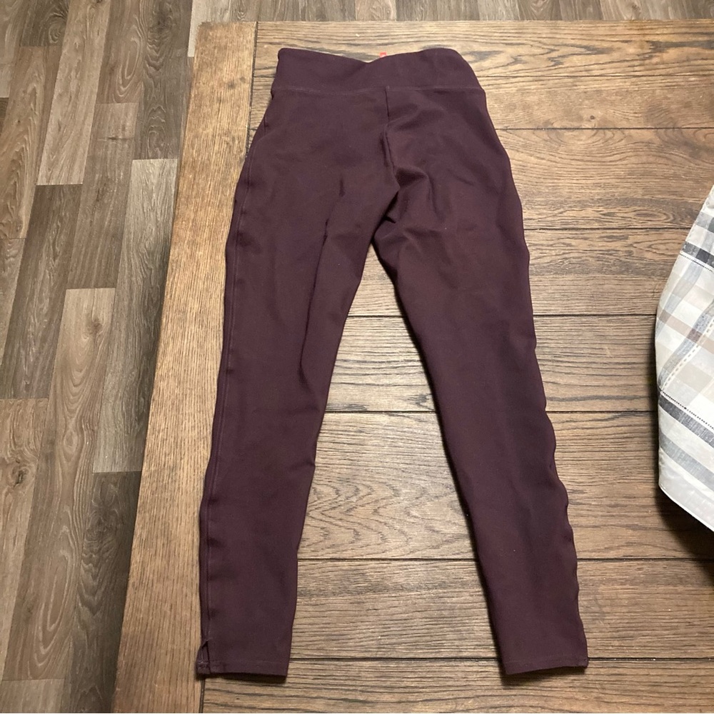 Spanx burgundy pants size small